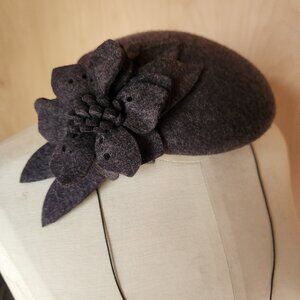 Fascinator Hat - Handmade Wool Felt